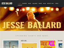 Tablet Screenshot of jesseballard.com